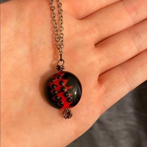 Red and Black Necklace